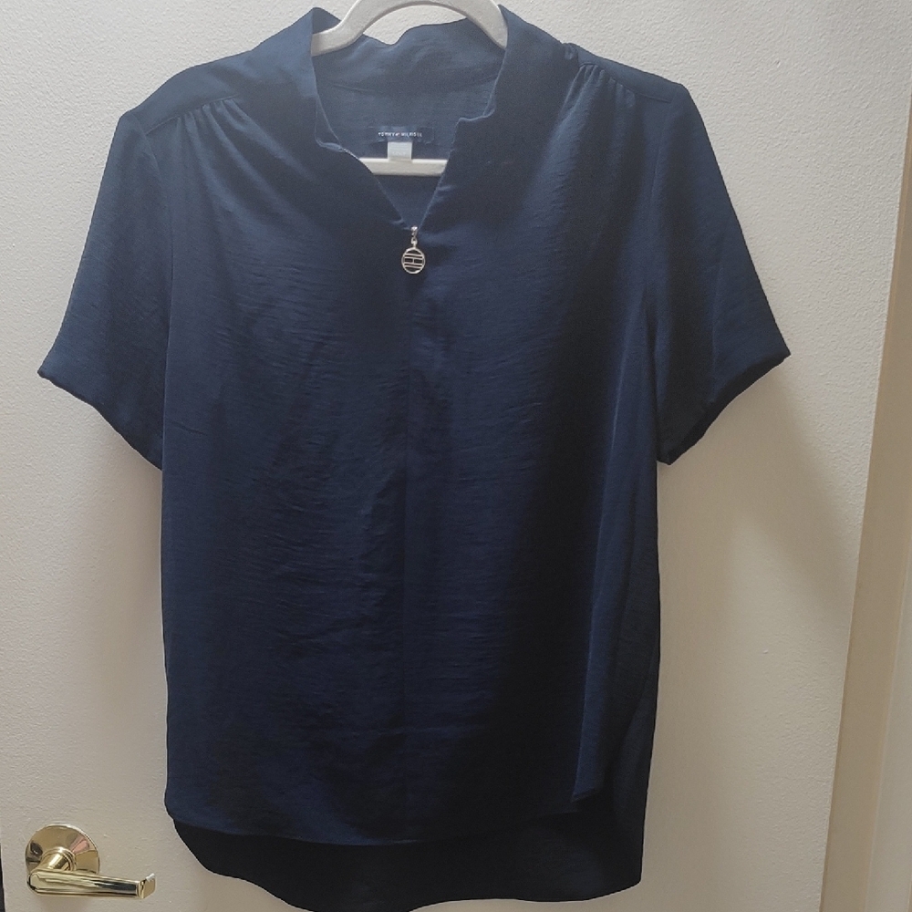 Tommy Hilfiger Blue Casual Button Down Shirt